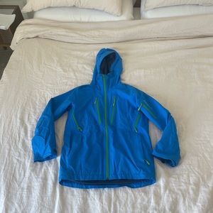 Norrona Women’s Ski Shell Jacket, Blue / Green, Size XS/S